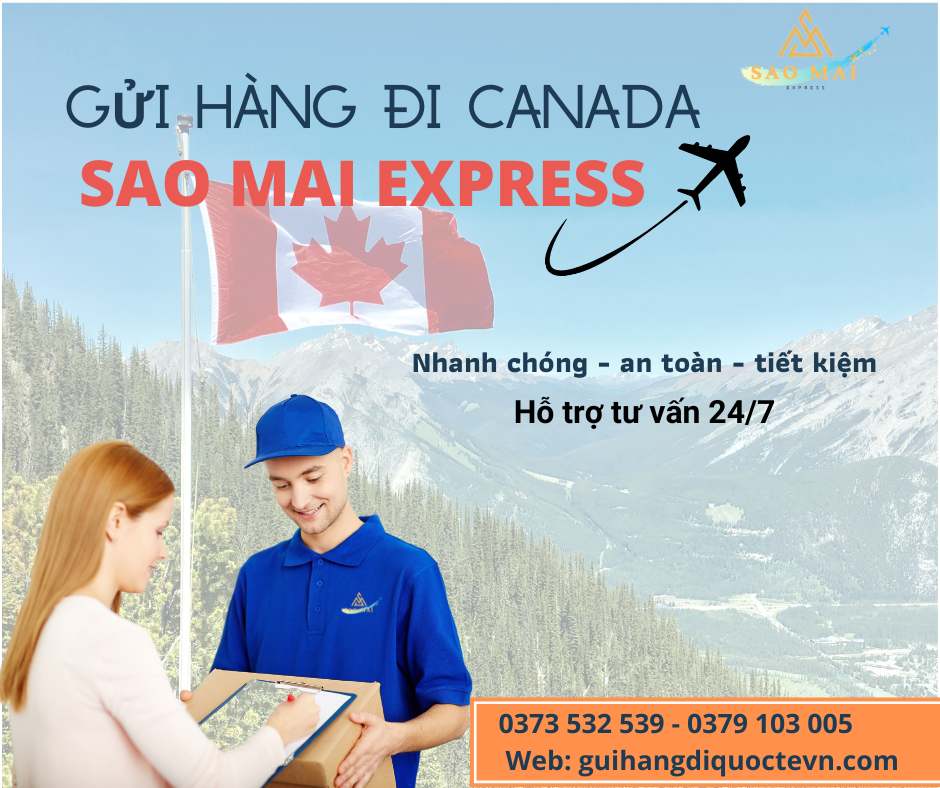 gửi hàng đi canada giá rẻ tại sao mai express