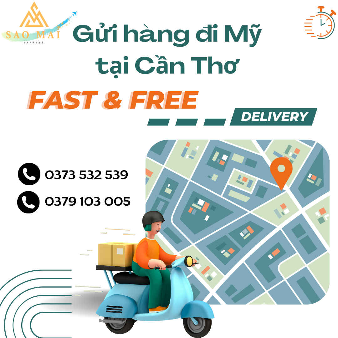 gửi hàng đi Mỹ tại Cần Thơ 