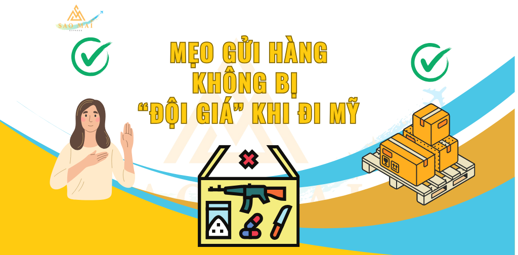 Mẹo gửi hàng không bị “đội giá” khi đi Mỹ