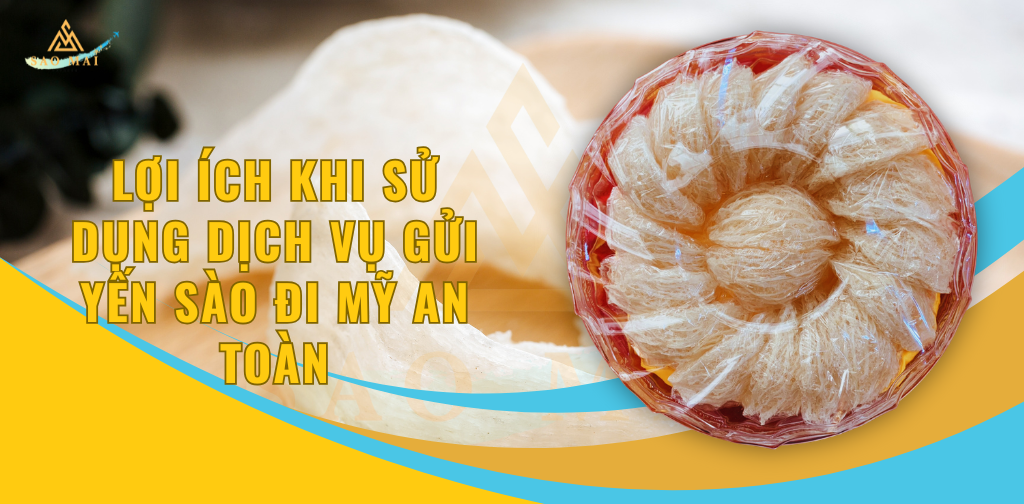 Lợi ích khi sử dụng dịch vụ gửi yến sào đi Mỹ an toàn