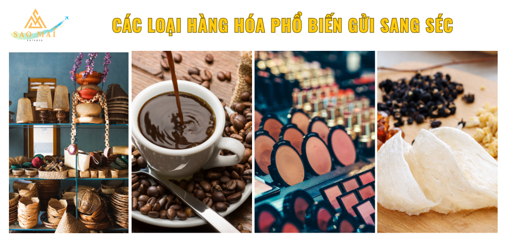 gửi thực phẩm sang Séc
