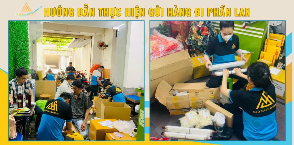 Hướng dẫn thực hiện gửi hàng đi Phần Lan