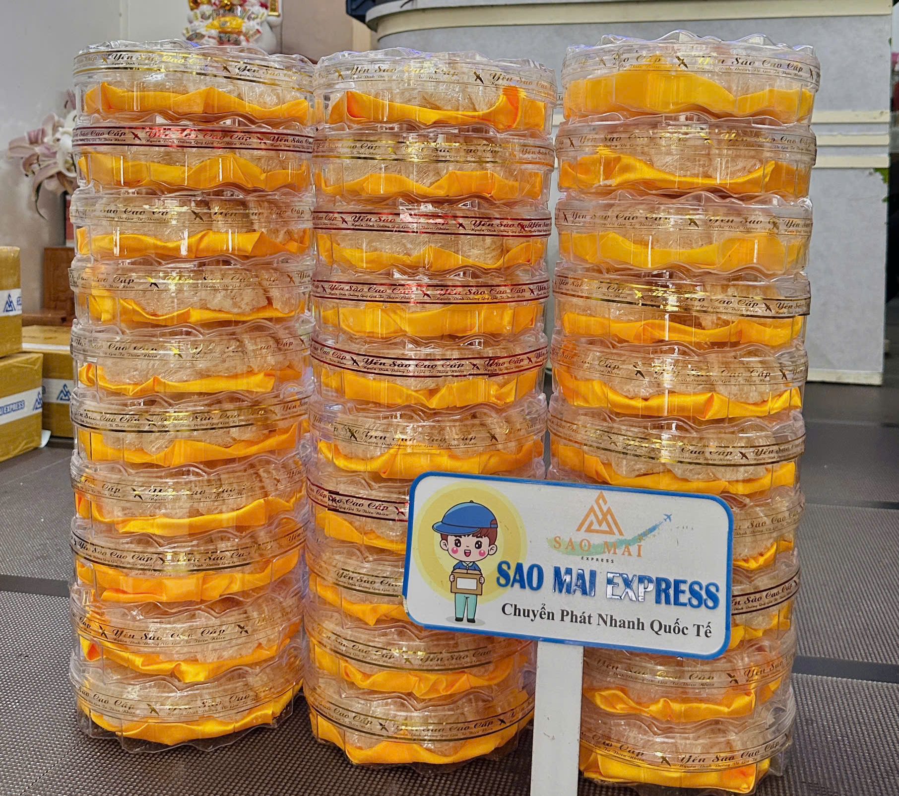 Ship yến sào qua Mỹ an toàn 